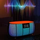 Портативна колонка з годинником та бездротовою зарядкою, бездротова Bluetooth колонка з RGB-підсвічуванням NSP-2312 - зображення 13