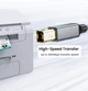 USB кабель USB A to USB B для принтеров 1.5м черный Witson PRT30 - изображение 2