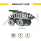 Коллекционная модель-конструктор Metal Time Quarry Transporter Карьерный самосвал механический (MT014) - изображение 7