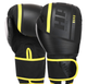 Перчатки боксерские для тренировок и спаррингов Hard Touch 4250 размер 14 унций Black-Yellow - изображение 1