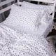 Простынь на резинке MirSon Фланель 016 White Stars 100x200 см (2200009652370) - изображение 3