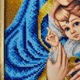 Вышитая икона Мадонна с младенцем АВ486 - изображение 8
