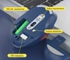 Аккумуляторная беспроводная мышка Duohao M16 Черная (Bluetooth 5.0/3.0 + USB 2,4 Гц) - изображение 5