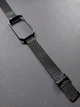 Ремінець металевий Mijobs Milan з класичною застібкою для фітнес браслета Mi Smart Band 8 Active/ Redmi Smart Band 2 чорний (mrk3490) - зображення 3