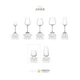 Набор стаканов Bohemia Alizee/Anser 2SE31/00000/400 (400 мл, 6 шт) - изображение 2