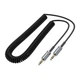 Mini-Jack 3.5 мм кабель Hoco UPA31 Spring Aux Audio Cable 3м Черный - изображение 3
