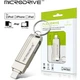 Флешка металева 2в1 512ГБ USB-Lightning для Apple iPhone, iPad, комп'ютера Microdrive A1 512GB OTG Срібний - изображение 7