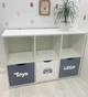 Стелаж для дитячої кімнати з 6 осередками та 3 ящиками Toys Mini 90x66x30 см (СДSATM6) - зображення 1