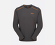 Футболка с длинным рукавом мужская Rab Force LS Tee, Graphene, L (RB QBL-07-GRH-LRG) - изображение 1