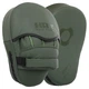 Боксерские лапы изогнутые кожаные Hard Touch 4231 комплектация 2шт Dark Green - изображение 1