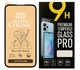 Противоударная защитная пленка Ceramics 9D для Apple iPhone 13 Pro Max с черной рамкой, матовая - изображение 1