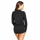 Лонгслів жіночий Zoggs Full Zip Sun Top UPF 50+ чорний XL - изображение 2