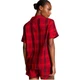 Фланелевая пижама Victoria's Secret Flannel Short Pajama Set XS Красная в клетку - изображение 2