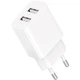 Сетевое зарядное устройство Gelius Simple GP-HC059 12W / 2.4A 2USB + кабель Type-C White - изображение 2
