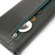 Горизонтальный кошелек у два сложения из натуральной кожи ST Leather bg230fash67 Зеленый - изображение 9