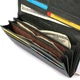 Вместительный женский кошелек на магнитах из натуральной кожи ST Leather Wallet 23115 Зеленый - изображение 6