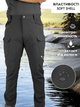 Тактические легкие штаны Soft Shell без флиса карго Eagle SP-02 Черные XL (JDT-0847614) - изображение 7