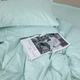 Комплект постельного белья MirSon Satin&nbsp;Stripe 30-0013&nbsp;Azure 143х210 Полуторный (2200005252376) - изображение 4