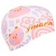 Шапочка для плавания детская YINGFA K0012 Белый-розовый - изображение 2