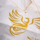 Комплект постельного белья MirSon полуторный 143x210 см 0001 Moko White Fire Bird сатин Elit (2200008706562) - изображение 6