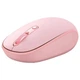 Беспроводная мышь Baseus F01B Tri-Mode Wireless Mouse 2.4G/BT5.0+BT3.0, 800-1200-1600dpi (B01055503413-00) Pink - изображение 1
