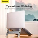 Подставка для ноутбука Baseus UltraStable Series Desktop Laptop Stand 4 уровни регулировки (B10053100811-00) Grey - изображение 10