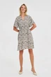 Жіноча сукня MOODO 4648 XL оливкова - изображение 1