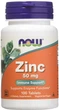 Цинк Now Foods Zinc 50 мг 100 таблеток в упаковке (ARE-574395) - изображение 1
