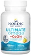 Омега-3 + коензим Q10 Nordic Naturals Omega + CoQ10 640 мг 60 капсул Лимон в упаковці (ARE-574414) - зображення 1