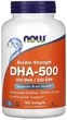 Омега ДГК Now Foods DHA-500 180 гелевих капсул в упаковці (ARE-574277) - зображення 1