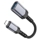 USB перехідник Hoco UA24 iP Lightning male to USB female USB 2.0 OTG Converter Black - изображение 9