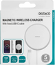 Bezprzewodowa ładowarka Deltaco Qi Wireless Charger 15W (7333048051486) - obraz 5