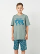 Детская летняя пижама для мальчика Coccodrillo Pajamas WC5448217PJS-011 116 см Зеленая (5904986525302) - изображение 3
