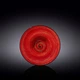 Тарілка глибока Wilmax Spiral Red WL-669222/A (20см/800мл) - зображення 1