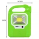 Фонарь кемпинг переносной 6399А - LED+COB, power bank, 2x18650, солнечная батарея. Цвет: зеленый - изображение 10