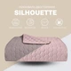 Покрывало IDEIA - Silhouette бежевое двустороннее 220*240 - изображение 2