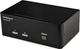 przełącznik StarTech 2-Port 4K DisplayPort Dual-Monitor KVM Switch with Audio (SV231DPDDUA2) - obraz 3