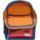 Молодежный рюкзак mini унисекс Bagland текстильный 8 л синий с красным карманом на молнии - изображение 4