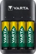 Универсальное зарядное устройство Varta USB QUATRO CHARGER (57652) в комплекте с 4x 2100mAh аккумуляторами, AA/AAA, microUSB, LED, 4 канала, Blister - изображение 1