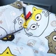 Комплект постельного белья MirSon Полуторный 18-0007 Cool Cat 143х210 см Бязь (2200010262414) - изображение 3