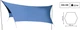 Тент со стойками Tramp Lite Tent Blue (UTLT-036) - изображение 2
