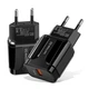 Сетевое зарядное устройство QC 3.0 18W — быстрая зарядка 5V 3A USB Fast Charger для смартфонов, планшетов - изображение 3