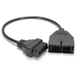 Диагностический переходник OBD-II 16pin на GM12 12-pin 78427 - изображение 2