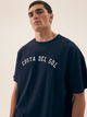 Piżama męska z szortami i krótkim rękawem letnia bawełniana Henderson Sol 42605-59X XL Niebieska (5903972538395) - obraz 5