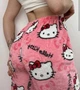 Піжамні плюшеві Штани Hello Kitty хелоу кітті рожеві розмір L - зображення 2