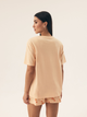 Piżama damska z szortami i krótkim rękawem letnia bawełniana Henderson Naranja 42684-24X 2XL Pomarańczowa (5903972378977) - obraz 2