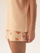 Piżama damska z szortami i krótkim rękawem letnia bawełniana Henderson Naranja 42684-24X 2XL Pomarańczowa (5903972378977) - obraz 6