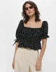 Блуза H&M Ж1116963 (09481123) колір чорний S - зображення 1