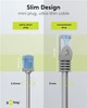 Патч-корд Goobay RJ45 UTP6a 5.0m patch Slim Ultra Flexi PoE+ Cu сірий(75.07.4225) - изображение 4