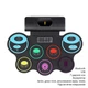 Дитяча ударна установка UKC Electronic Drum RD90-C (барабани, Bluetooth, USB, 7 ударних зон, акумулятор) - Чорний - зображення 1